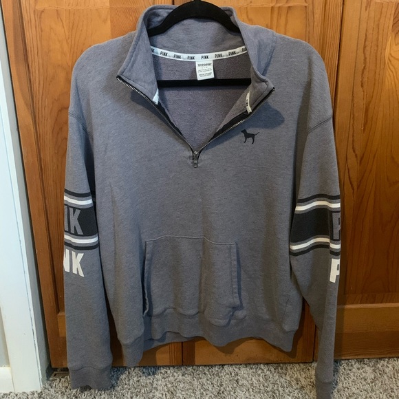 PINK Victoria's Secret Tops - Victoria’s Secret Pink Quarter Zip